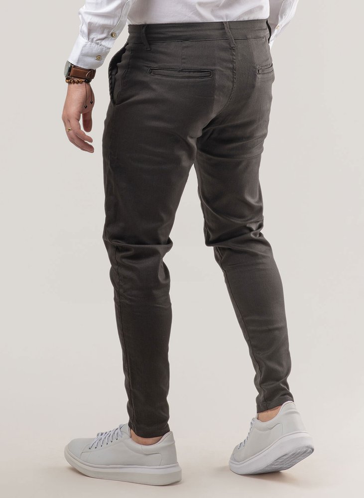 02 calca alfaiataria skinny cinza escuro