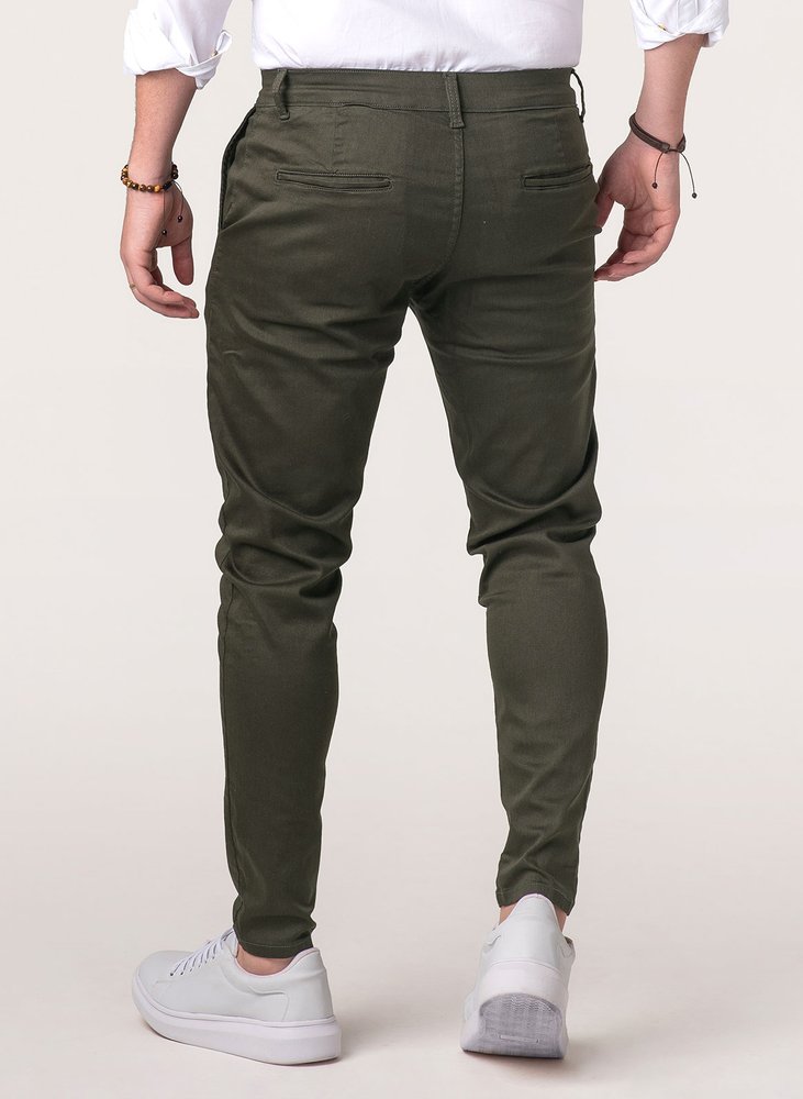 02 calca alfaiataria skinny verde militar