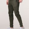 03 calca alfaiataria skinny verde militar