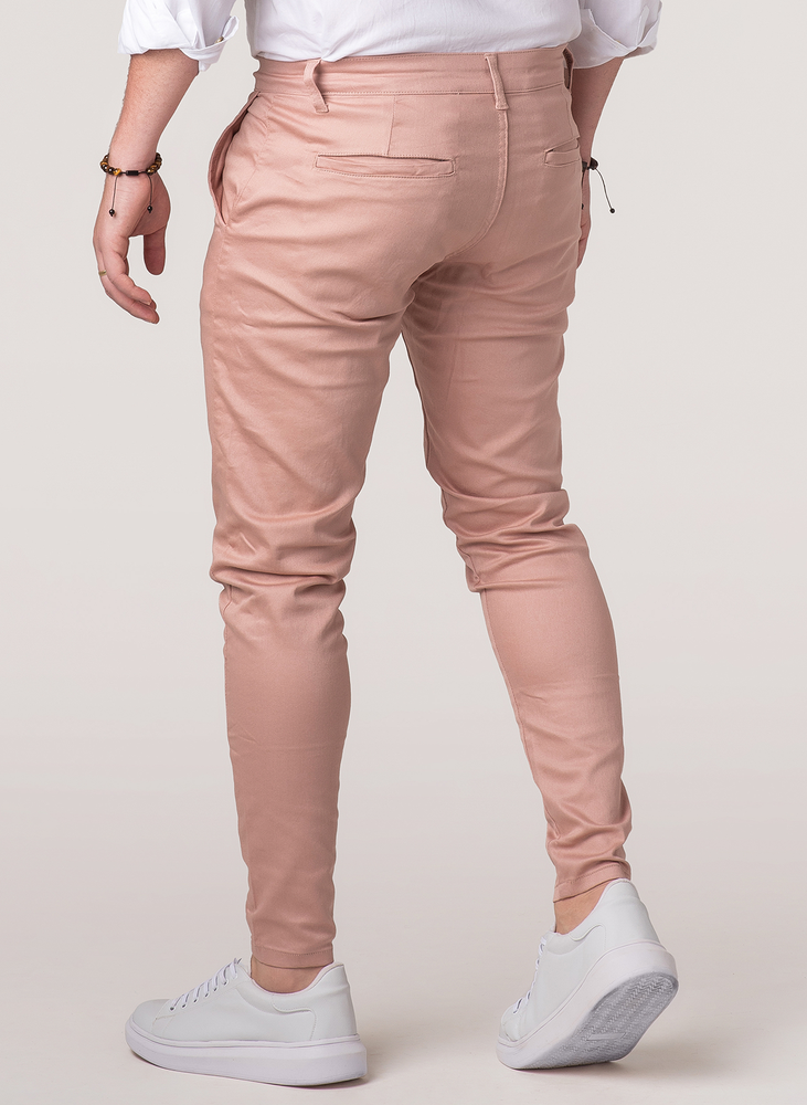 02 calca alfaiataria skinny salmao