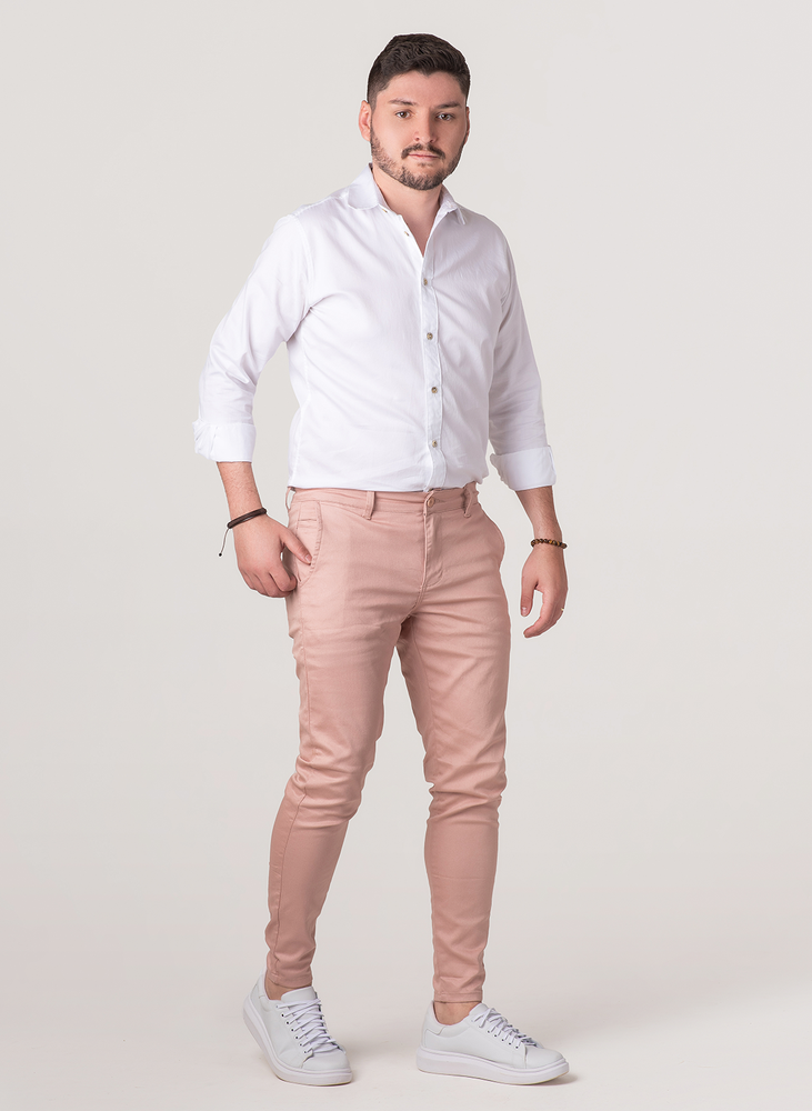 04 calca alfaiataria skinny salmao