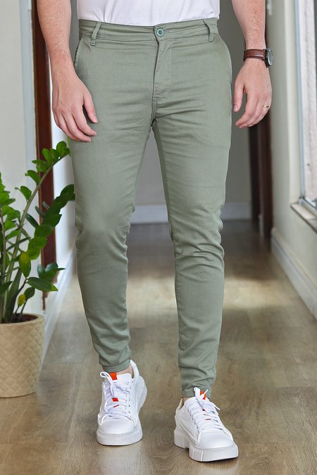 01 calca alfaiataria skinny verde claro