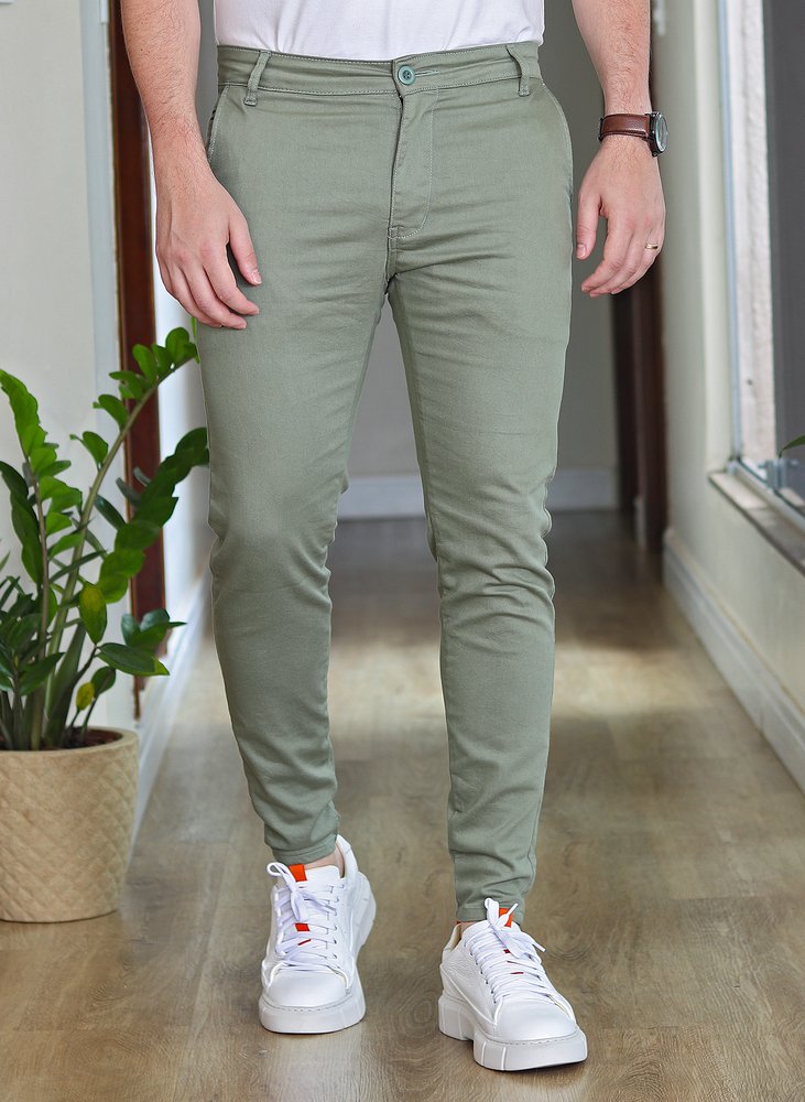 01 calca alfaiataria skinny verde claro