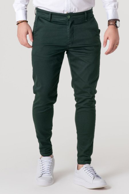 01 calca alfaiataria skinny verde escuro