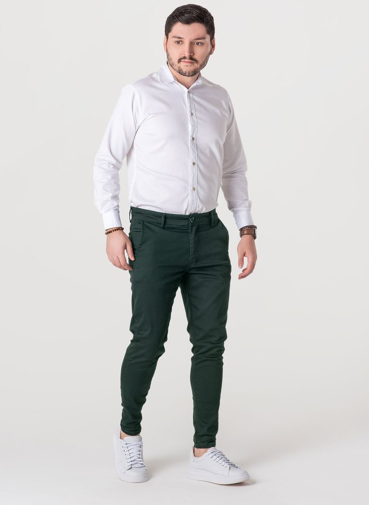 02 calca alfaiataria skinny verde escuro