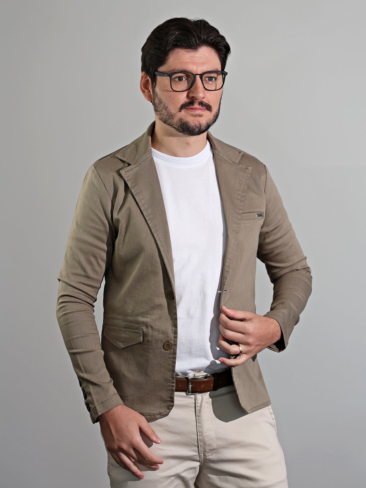 AMERI MANNISH BLAZER COAT&PANTS(Sサイズ) BLAZER ALFAIATARIA TWILL BASIC ISA PAES - ISA PAES - Inspiração