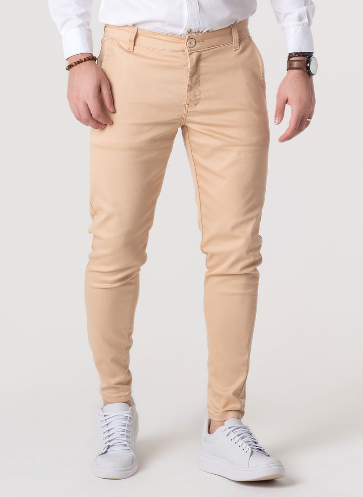 03 calca alfaiataria skinny bege