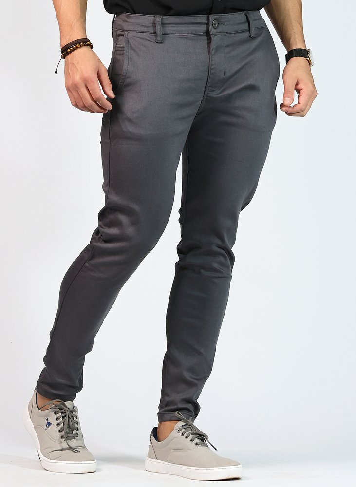 03 calca alfaiataria skinny cinza chumbo